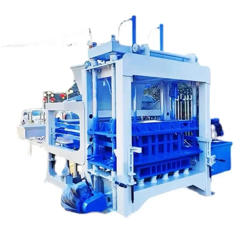 Small household fully automatic permeable non burning environmentally friendly cement brick machine