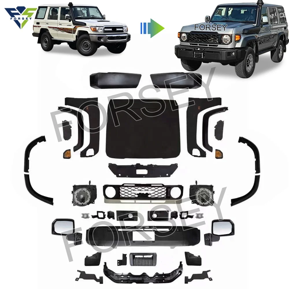 2024 Modified LC Land cruiser 76 Series car body kits for Land cruiser