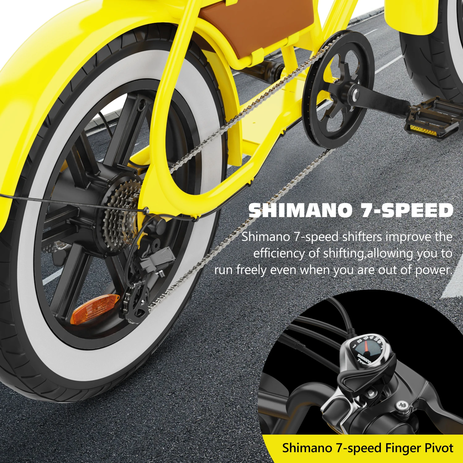 Hidoes C8 E-bike 700 واط موتور 48V17AH بطارية ليثيوم دراجة كهربائية الكبار 20*4 بوصة على الطرق الوعرة الدهون الإطارات جميع التضاريس دراجة كهربائية