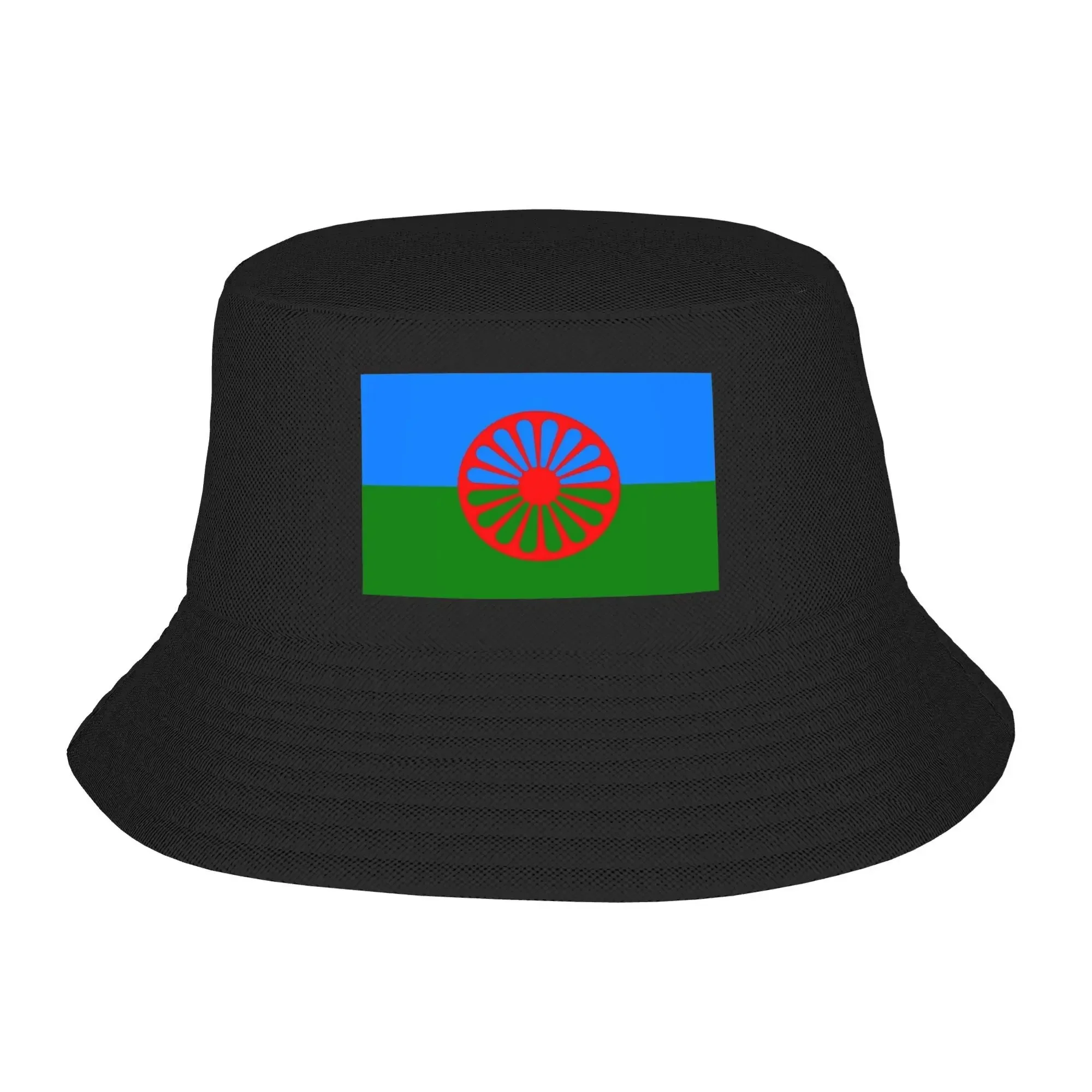 2026 Casquette de pêcheur unisexe pliable, style Romani, avec drapeau Hawaï, pour les vacances et le soleil, motif graphique tendance