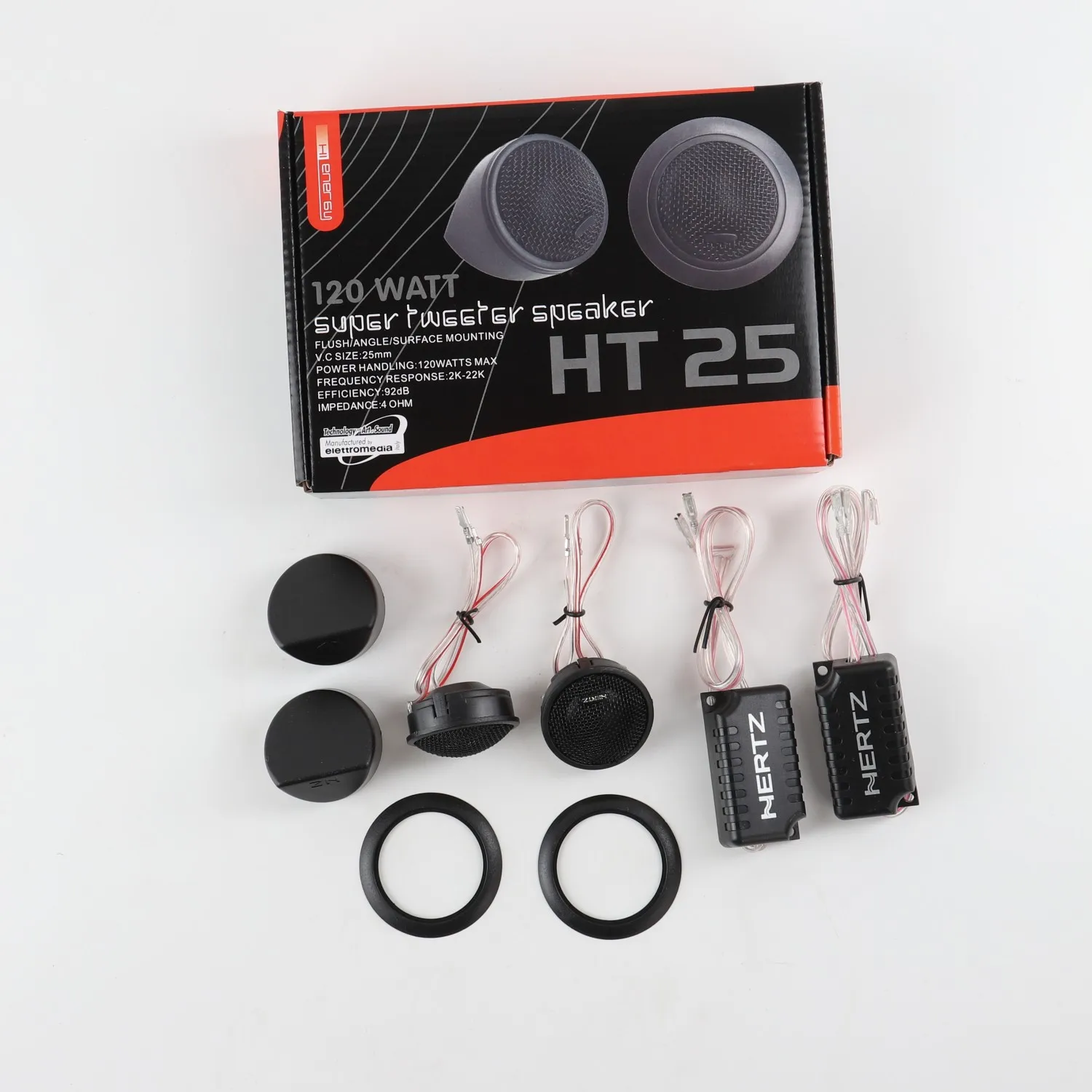 General Purpose Tweeter120W Super Silk Dome Tweeter Speakers Car Power Loud Dome Tweeter Loudspeaker for Car High Tweeter