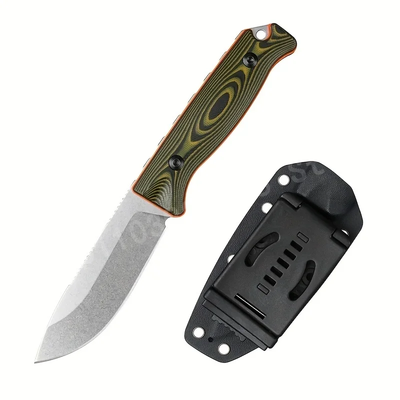 

BM 15002 Fixed Blade Knife for Outdoor Camping Hiking Fishing Backpacking Edc BBQ Mens Gifts Convenient Pocket Hand Tools