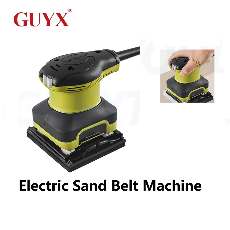 Small Flat Wall Grinding Machine Flat Sandpaper Handheld Sander Electric Polishing Machine Household Woodworking Sanding Machine