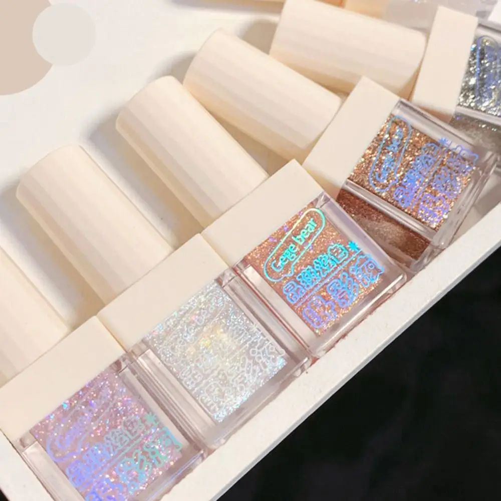 Feine Pinsel Haut Pigment Make-Up Werkzeug Eyeliner Kosmetische Glitter Gesicht Schimmer Gel Flüssigen Lidschatten Auge Glitter Diamant Lidschatten