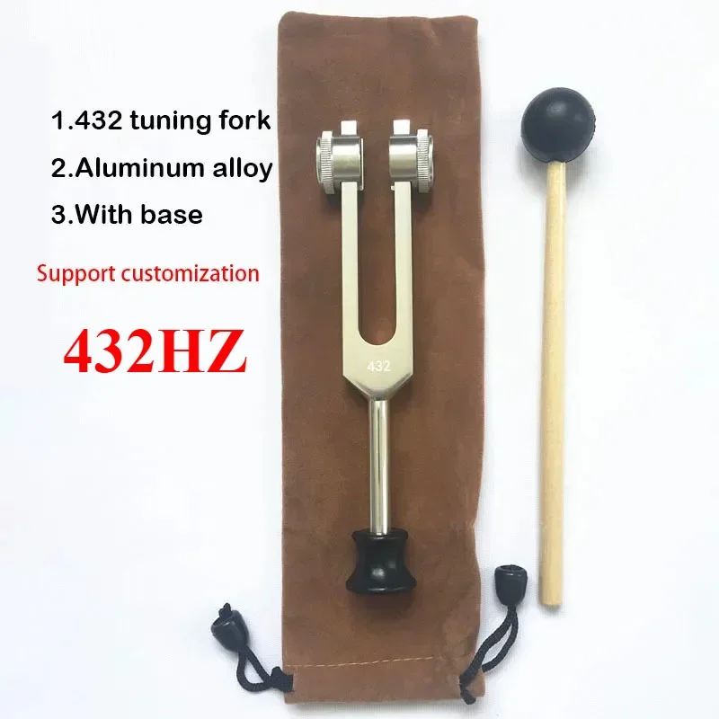 Tuning Fork 432HZ Meditation Medical Sound Healing Tuning Forks Chakras Yoga Schumann Resonance Percussion Musical Instrument