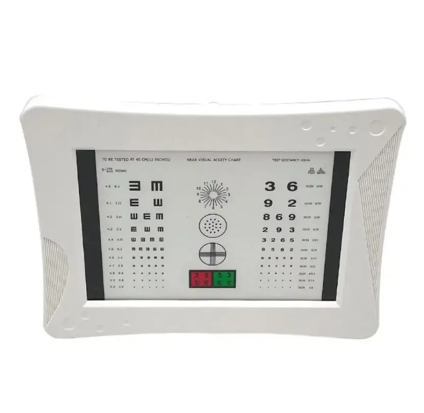 New Vision Near Vision Chart with LED Light High Quality Far Vision Eye Test Chart fast shipping