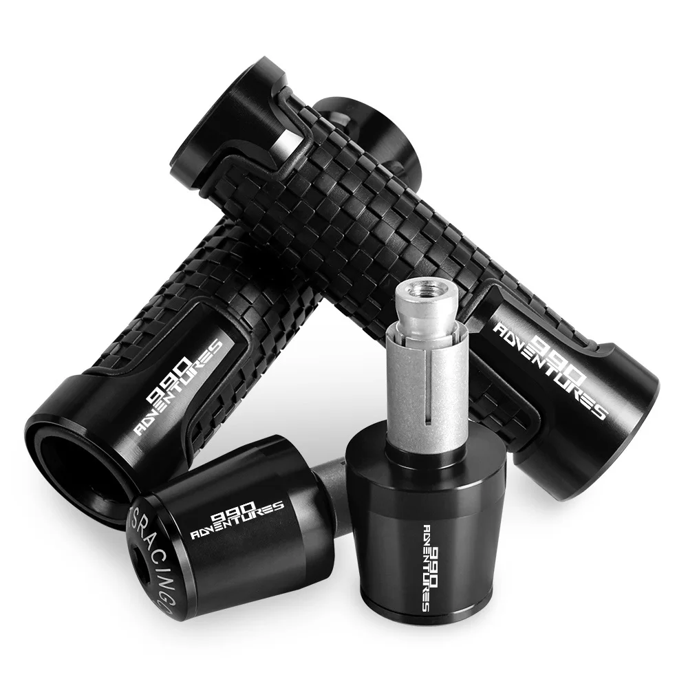 

FOR 990 ADVENTUE S 990 ADV 2006 2007 2008 2009-2023 Motorcycle Non-slip Handle Bar Handlebar Grip End Cover Cap Hand Grips