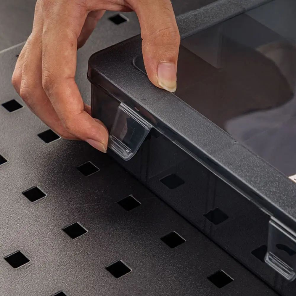 Grid Jewelry Accessories Screw Transparent Adjustable Packaging Tool Storage Box Component Case Organizer Box Parts Box
