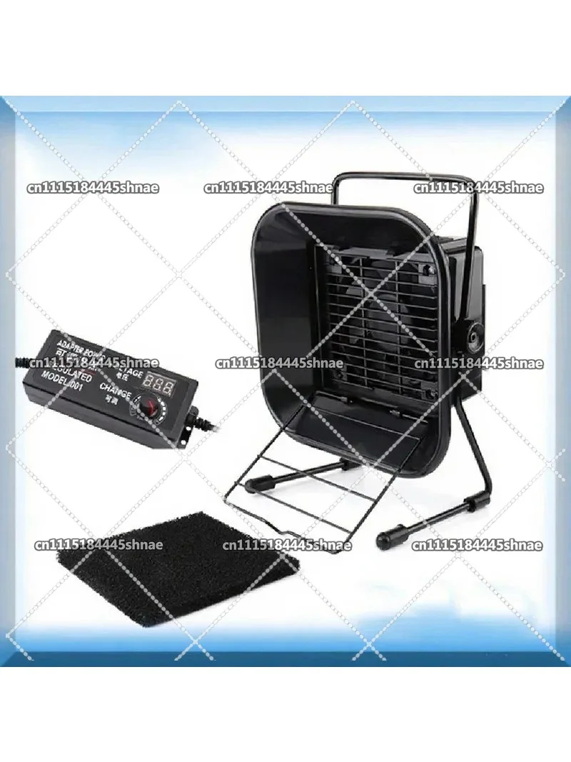 60W Adjustable Speed Solder Smoke Absorber, ESD Fume Extractor - 2M Pipe For Exhaust Ventilation