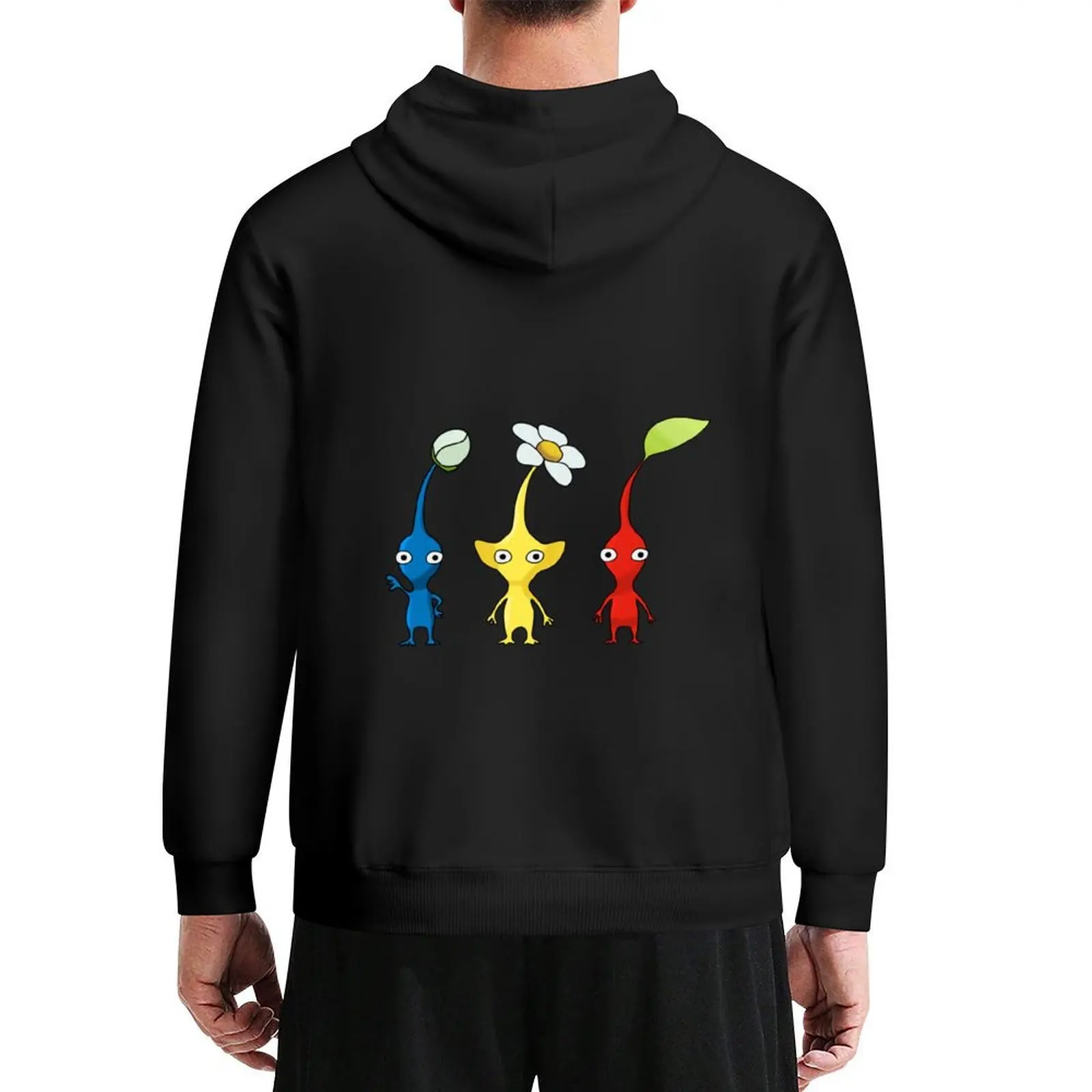 

Blue, Yellow and Red Pikmin Set Hoodie men's coat men's clothing korean autumn clothes graphic t shirts men mens hoodies