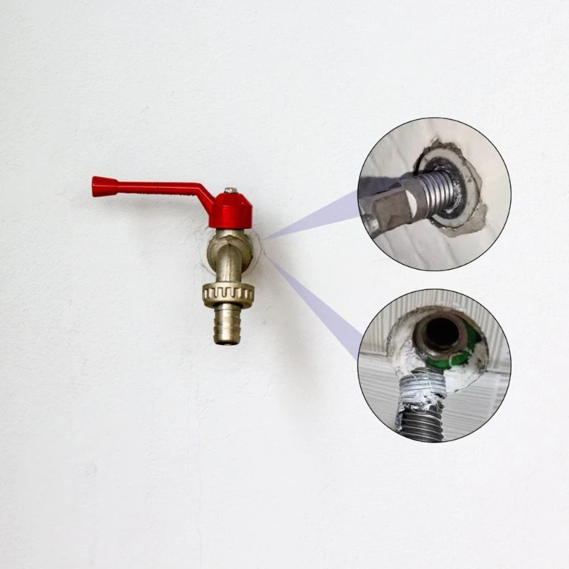 ใหม่ 2 ชิ้น Screw Extractor Set นิ้ว 3/4 นิ้วสกรูหัวคู่ Extractor Screw