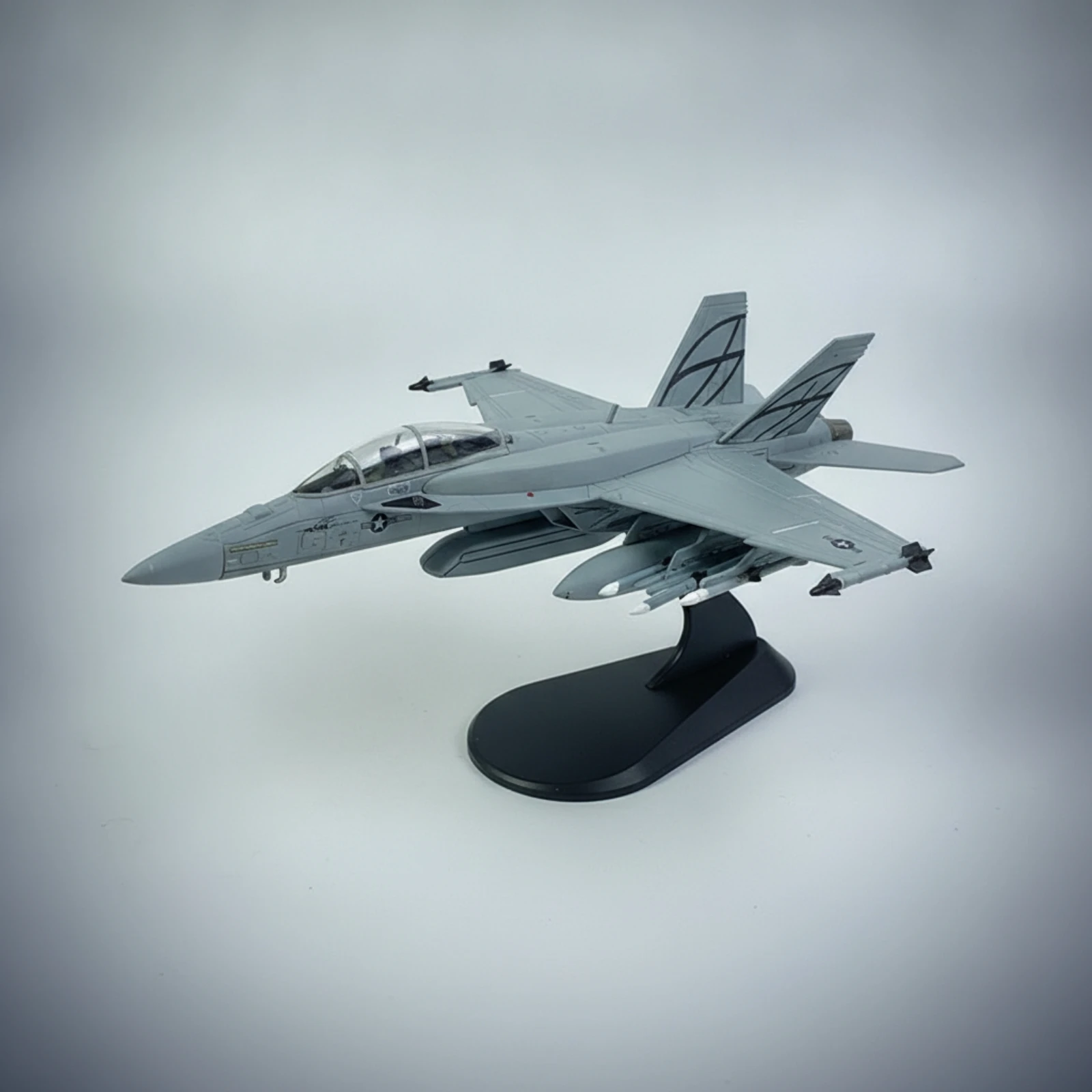 F/A-18 Model Detailed F-18 Model Pre-Assembled No Assembly for Collectors, Office, Bookshelf