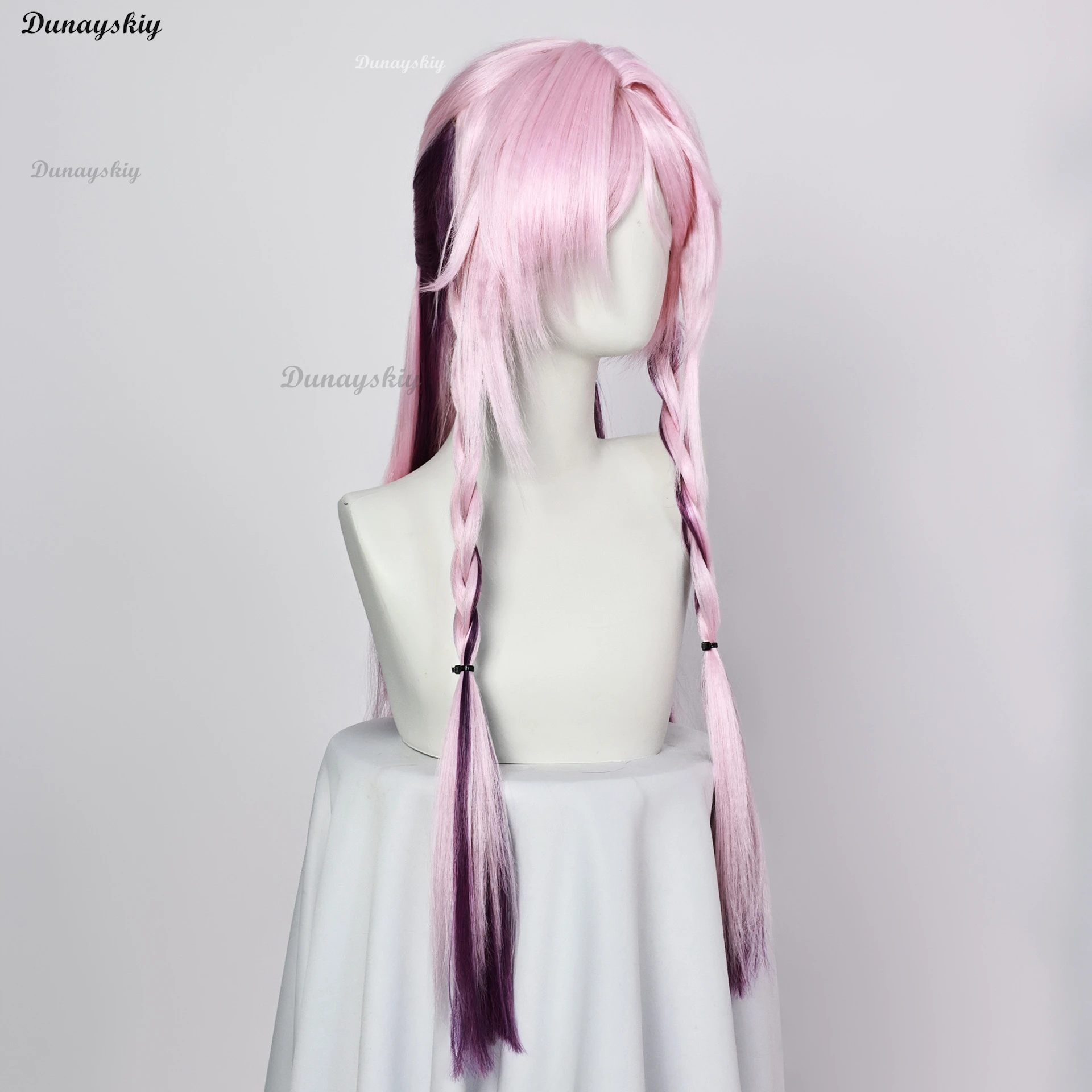 جينشين إمباكت سيتالي شعر مستعار تأثيري MastersThe ليلة الرياح الأرجواني جديلة الشعر الطويل ألياف مقاومة للحرارة الشعر هالوين مخصص