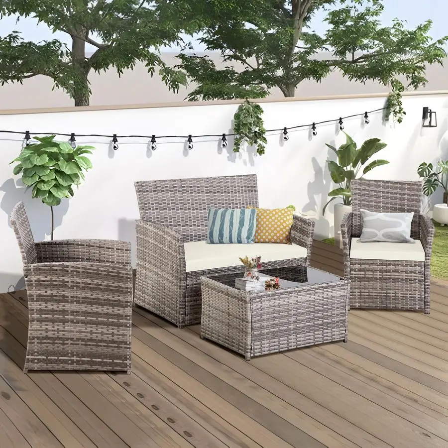 4 Piece Outdoor Pat… - image