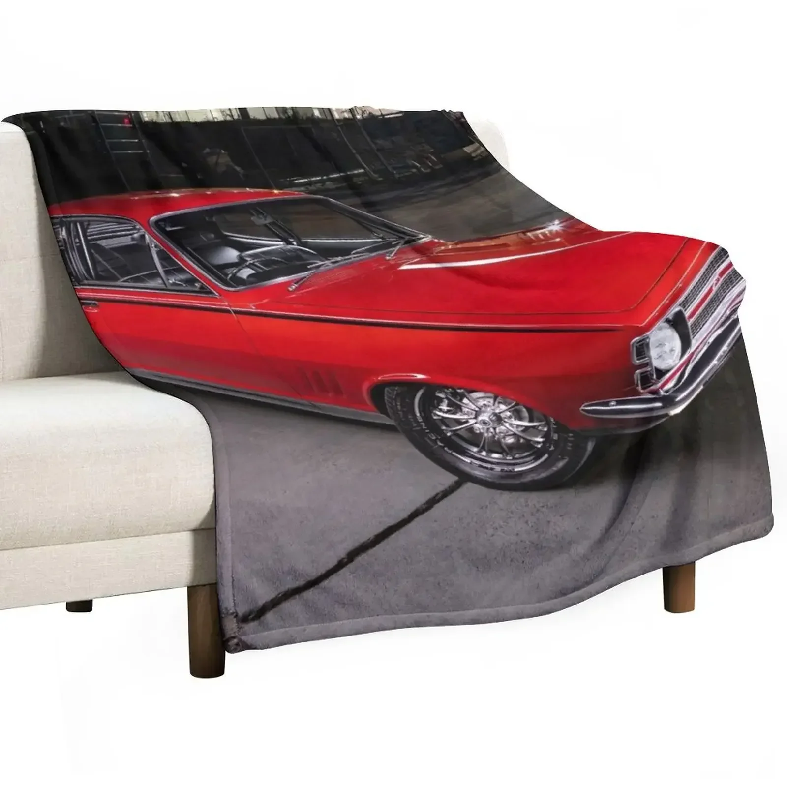 New Nick's Holden LC Torana Throw Blanket Plaid Sofas Blankets