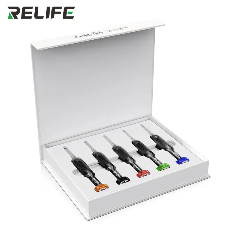 RELIFE RL-717 5PCS Rocket Head Screwdriver Set S2 Steel Magnetic