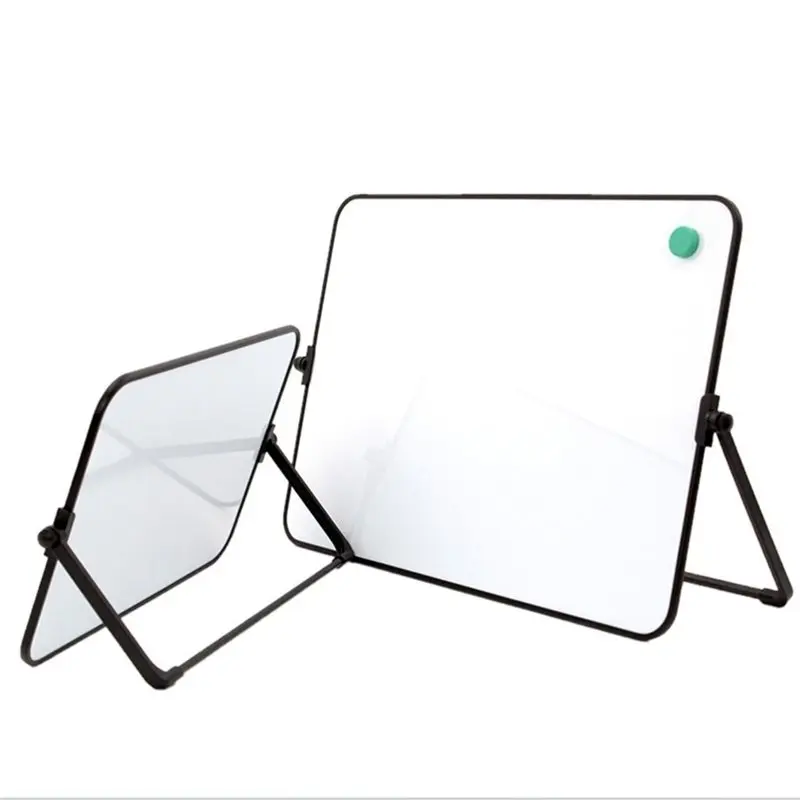 [NEW!A25P】 Magnetic Dry Erase Board With Stand Advertising Chalkboard Double-Sided Desktop Whiteboard For Home&Work