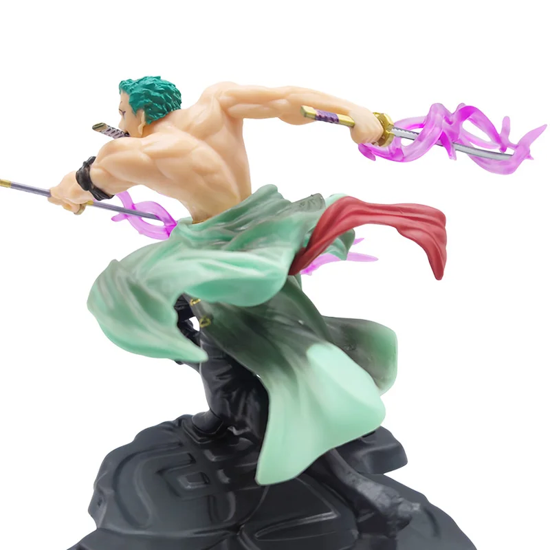 Figurka Anime One Piece Luffy GK Roronoa Zoro Trzy-mieczowy Sa-maximum Manga Anime Statua Figurka Kolekcjonerska Model Zabawka — zdjęcie 4