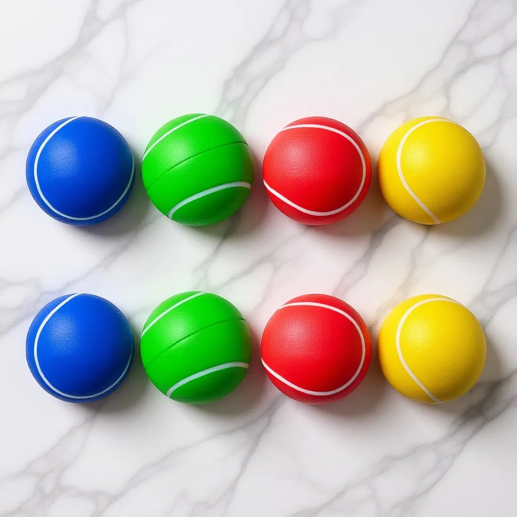 

Набор из 8 прочных теннисных мячей из полиуретана для тренировок и игр на любых поверхностях, стабильное давление, не прокалываются, для веселых спортивных занятий, желтые