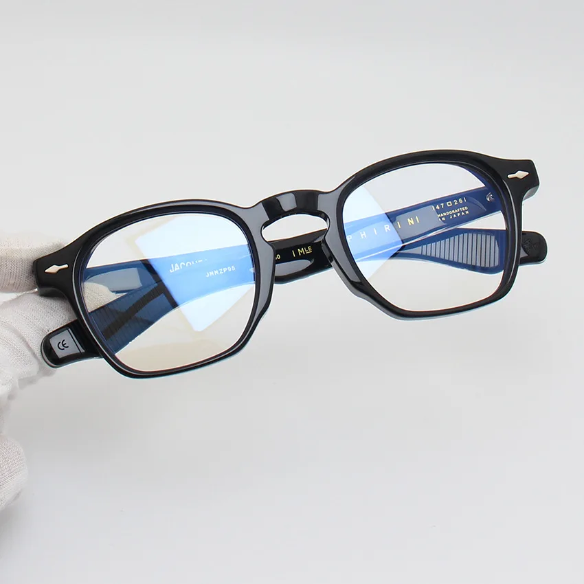 

JACQUES MARIE MAGE Korean G-Dragon Retro Vintage Polygon Square Frame 권지용 Men Aesthetic Distinctive Sunglasses Modern Technique