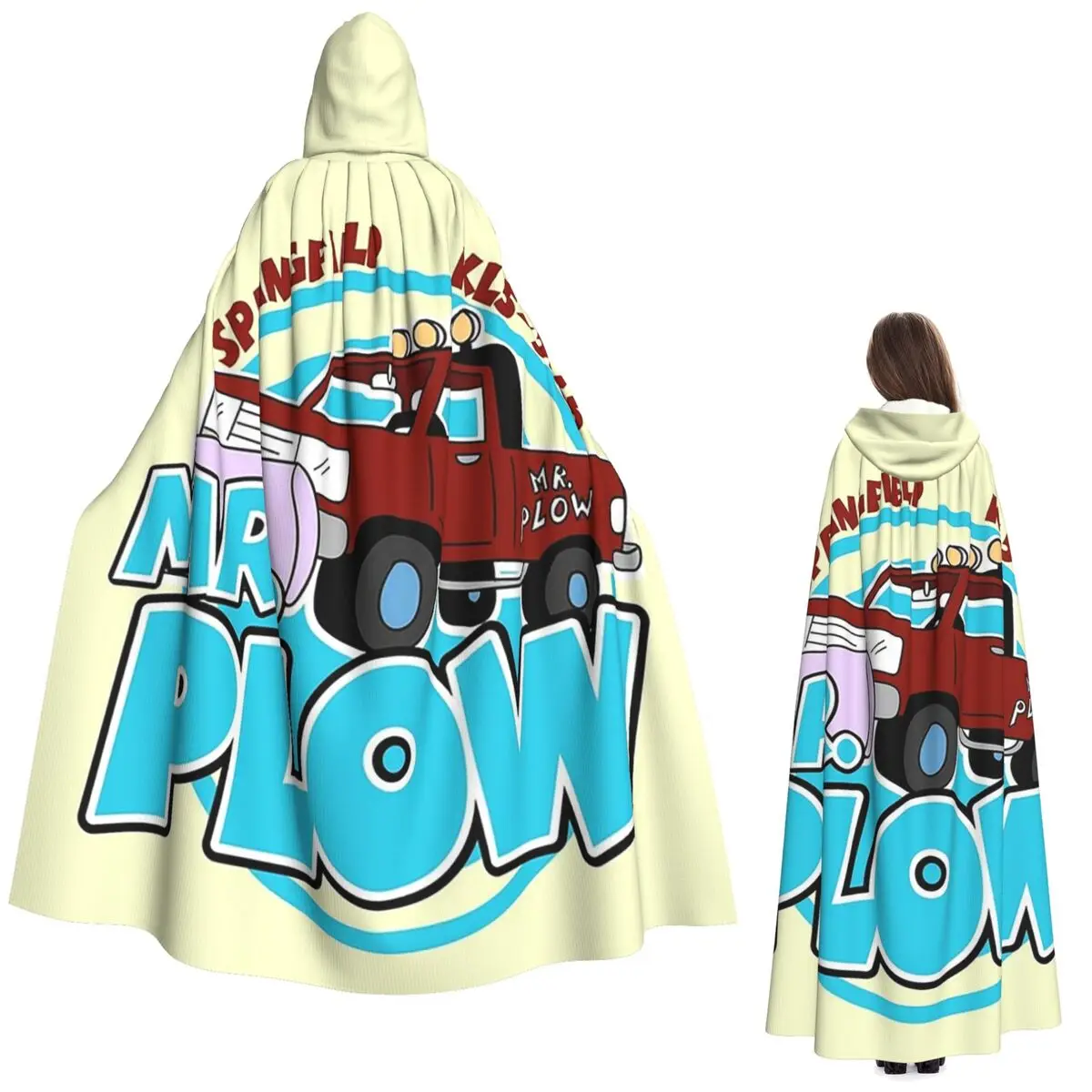 

Mr Plow Thats My Name длинный плащ с капюшоном ведьма средневековый костюм накидка для косплея Хэллоуин вампир для взрослых унисекс