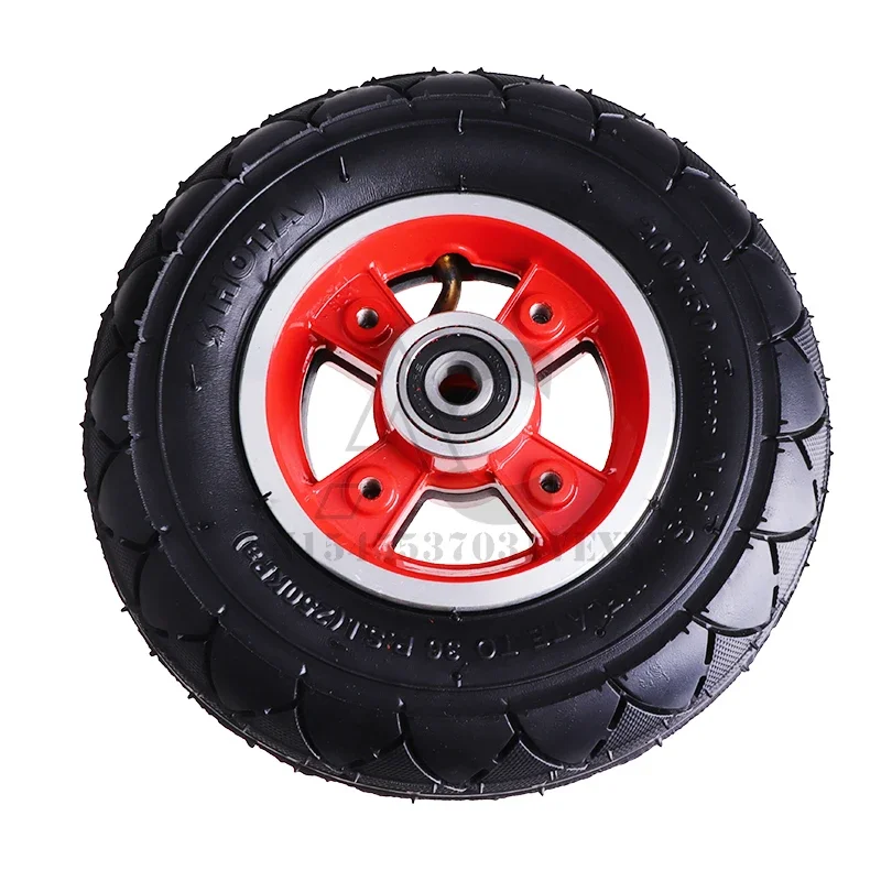 إطارات هوائية 200x50 مع محور عجلات من سبائك الألومنيوم عجلة 8 بوصة لأجزاء سكوتر كهربائي Speedway Mini 4 Pro