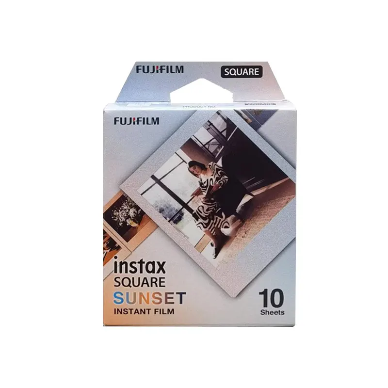 Fujifilm-papel fotográfico instantáneo para impresora instantánea, película cuadrada Original, para cámaras Fuji SQ1, SQ6, SQ10, SQ20, SP3/SQ Link, 10-100 piezas