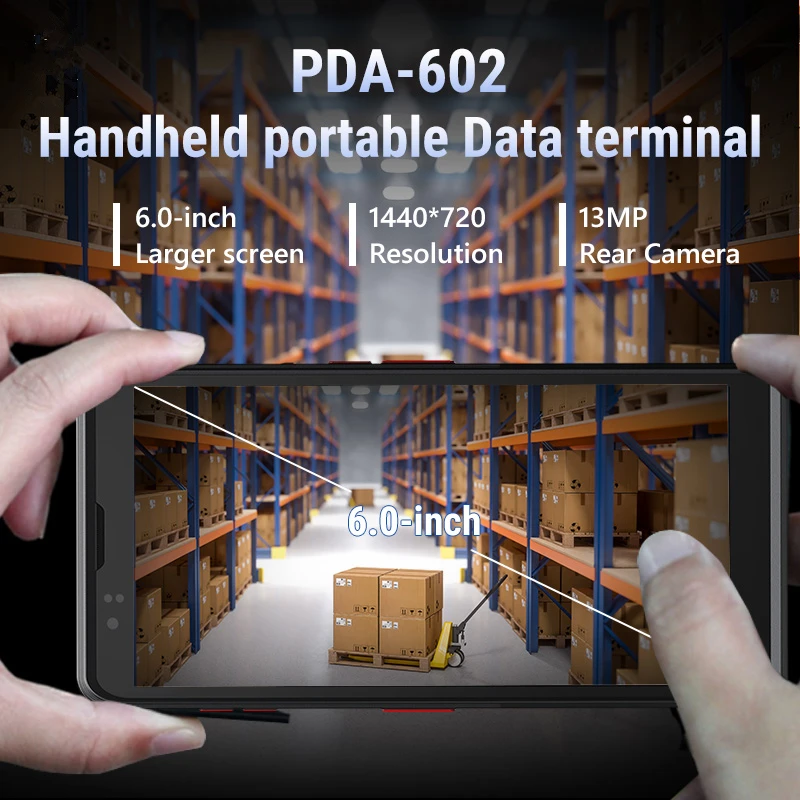 Industrial Data Collection Support Google Play Built-in 5000Mah Battery Honeywell 2D Barcode Scanner Android 12 OS Handheld PDA