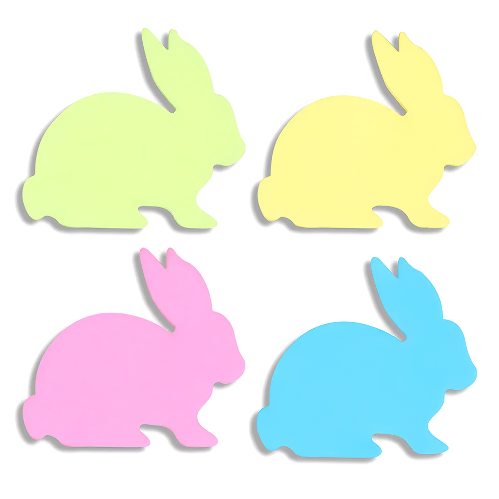 Korean Novelty Cute Rabbit Bunny Sticky Notes Memo Pads Paper Index Tab Post Notepad Funny Girl Kids Stationery Checklist Agenda