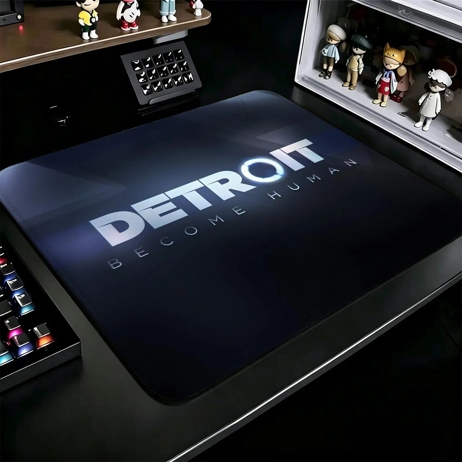 S/M/L E‑Sports Pad, Detroit Become Human Mouse Pad Tough Stitched Border for Lightweight Portable Laptop and Office Gaming