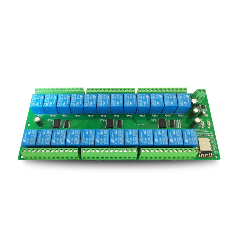 Modulo relè a 24 canali Alimentato CC ESP8266WIFI 5V/12V/24V Scheda di sviluppo ESP-12F per controllo wireless Smart Home