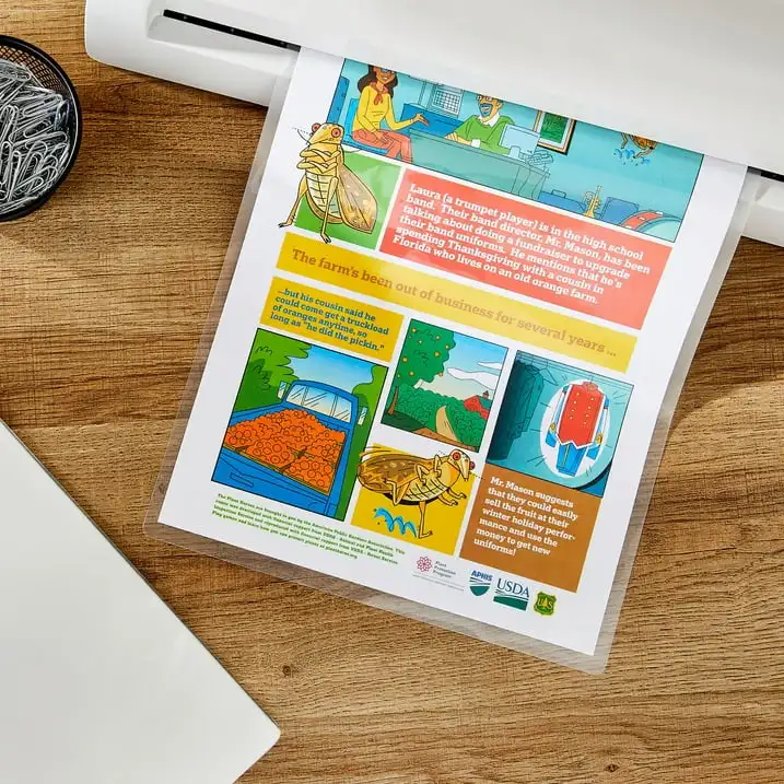 

(5 pack) Pen+Gear Laminating Pouches 50 Count, 9"x 11.5", Material: Pet, 3 Mil, Model No. KK3881A