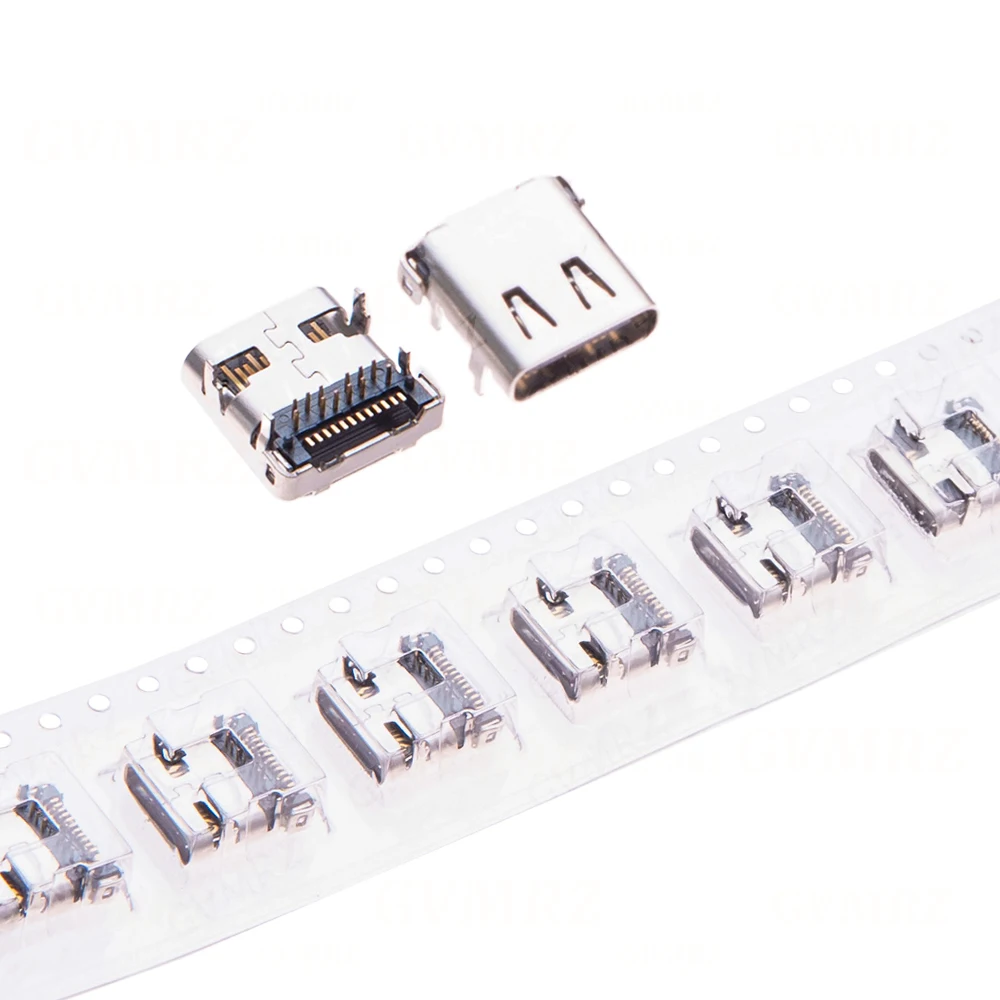 10PCS Micro Mini USB Type-C Connector Jack Mix Kit 2P 5P6P16P 24P Female MaleCharging Port Socket SMT DIP For Phone PCB Repair