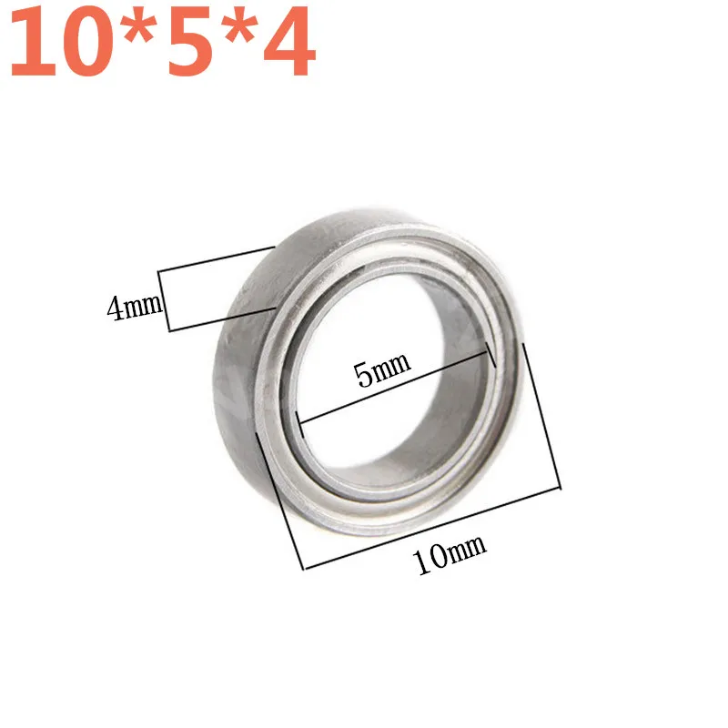 8pcs/set Ball bearing 10x5x4mm HSP 02139 Spare Parts Aceessories ATOMIC TYRANNO HIMOTO ETC Remote Control Cars