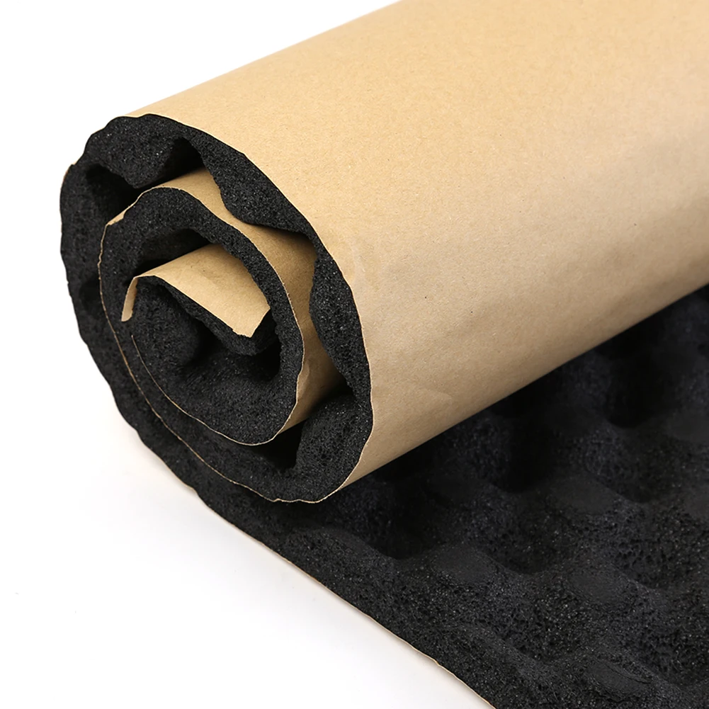 

100x50 см автомобильный звуковой коврик, шумоизоляционный демпфирующий коврик, автоаксессуары