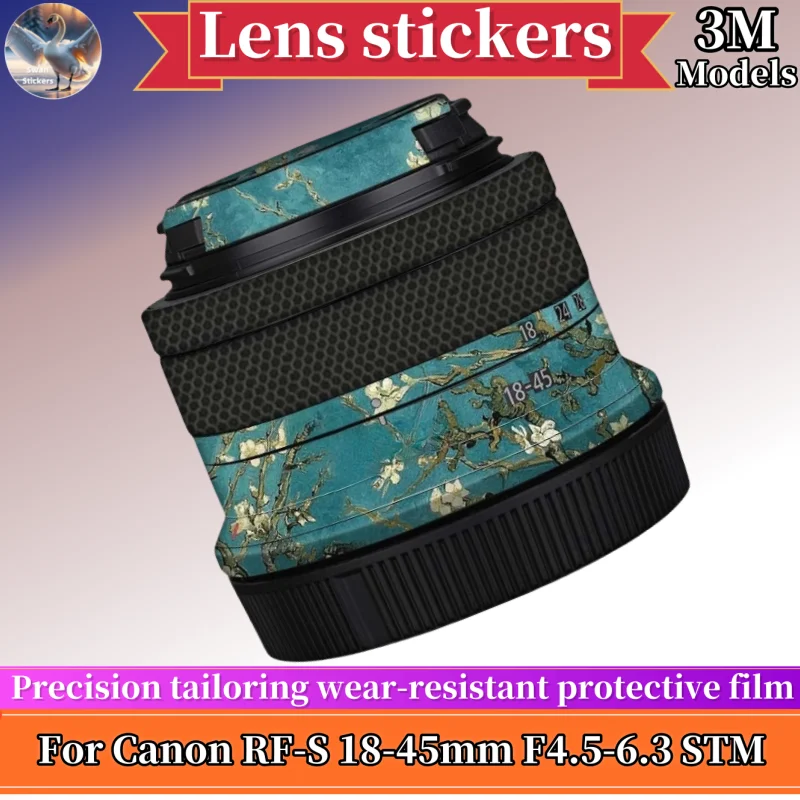 

RFS1845 skins For Canon RF-S 18-45mm F4.5-6.3 STM Lens stickers,protective film,Precision tailoring wear-resistan