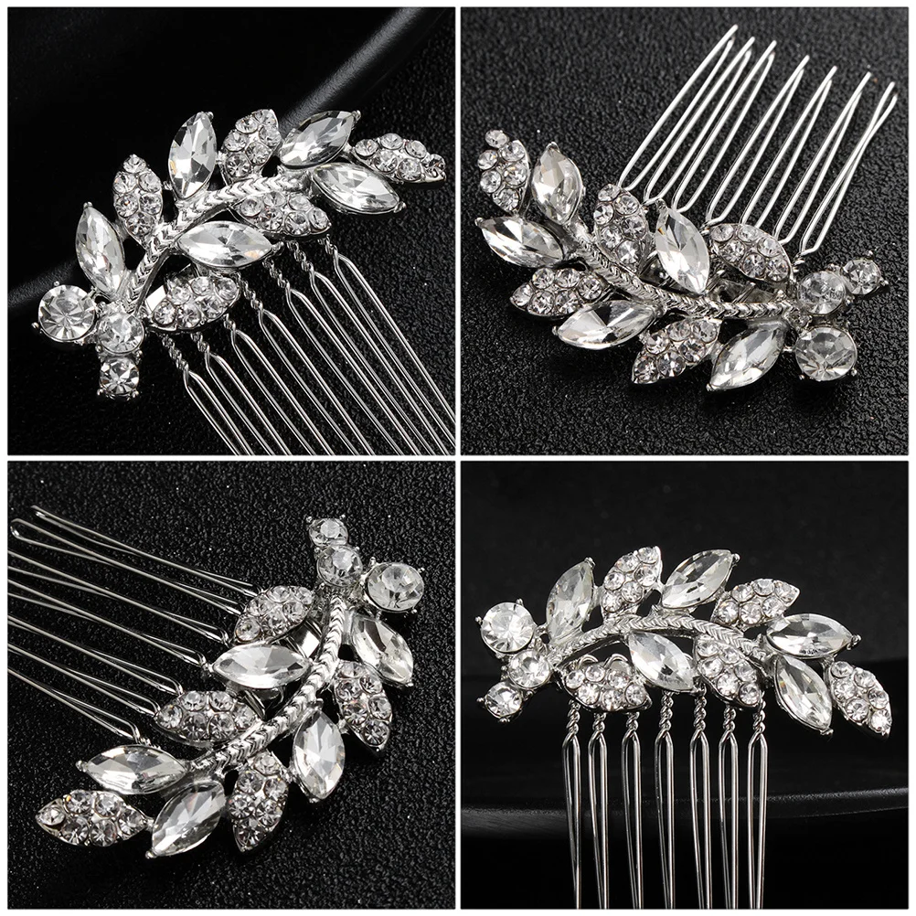 

Расческа для волос из сплава со стразами, изысканный дизайн для особых случаев, женский аксессуар, расческа для волос, модная заколка для волос, модная заколка для волос