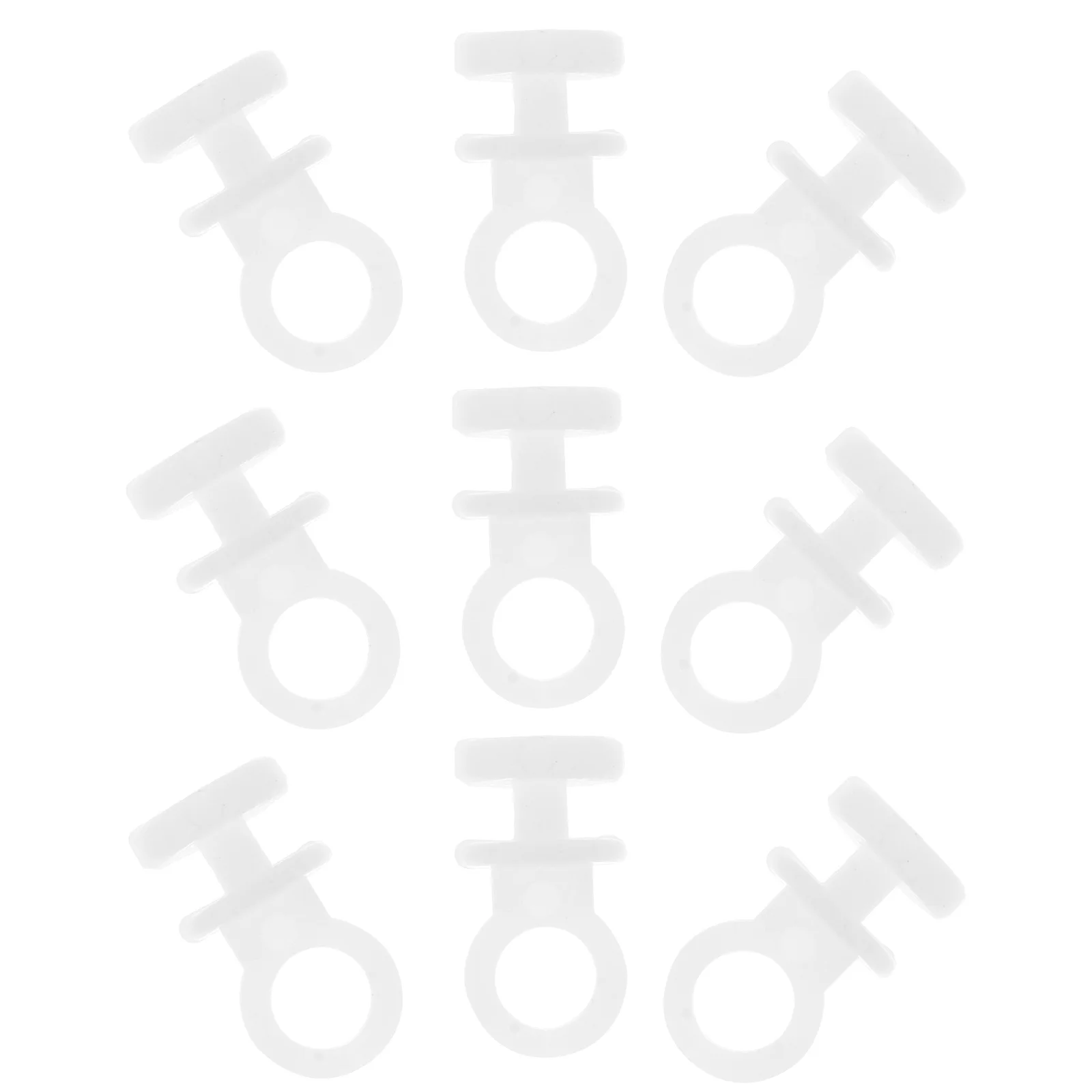 

150pcs Curtain Gliders White 5.5Cm Hoop Heavy Duty Plastic Track Rollers For Window Drapes Universal Fit Curtain Rail Slider