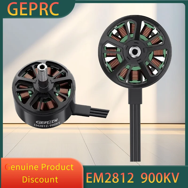 

GEPRC EM2812 2812 MOTOR 900KV 6S LiPo for FPV Freestyle 7-9inch Long Range Drones DIY Parts