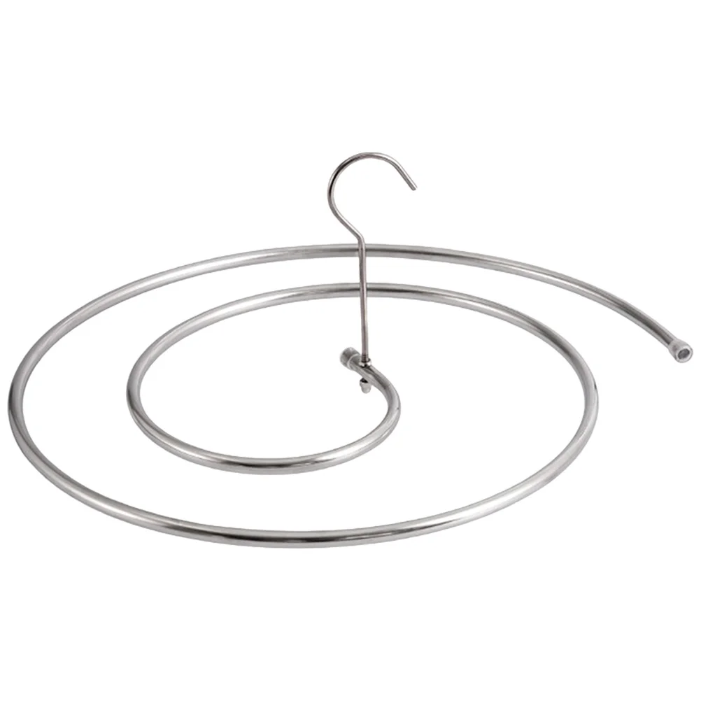 

Stainless Steel Spiral Hanger Space Saving Quilt Drying Rack Sheet Hanger for Balcony Heavy Duty Laundry