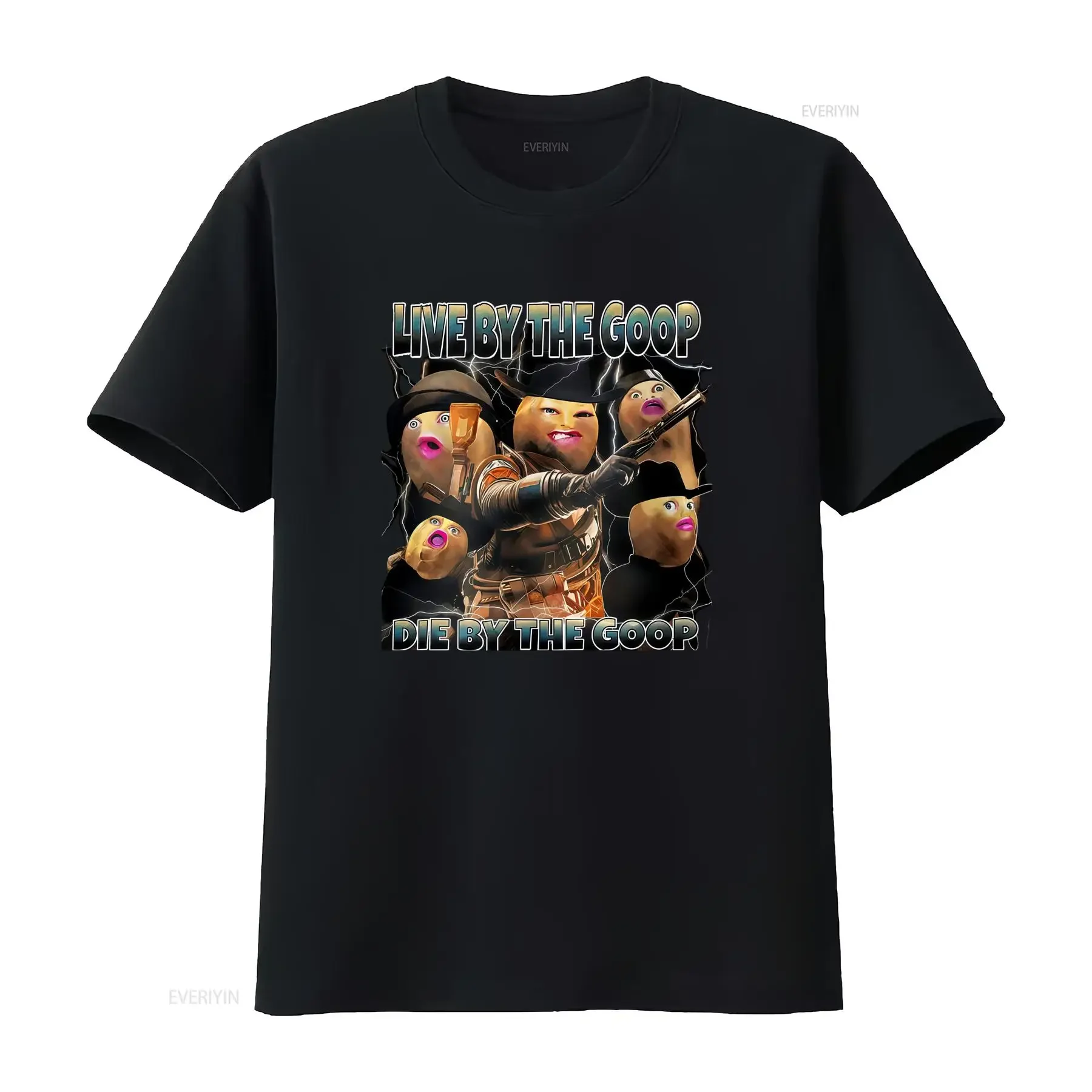 Grappig The Burnt Peanut Goop Homage T shirt Bungulato 90s Bootleg Casual Ronde Hals Lichte Stretch Stof Regular Fit vintage