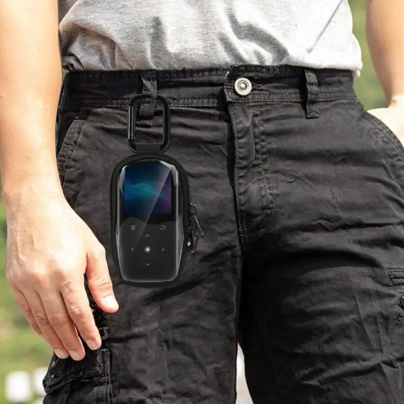 2025 หน้าปกเคส TPU น้ำหนักเบาใหม่สำหรับ NWE394 MP3 Plays Holder พร้อมคลิปโลหะ