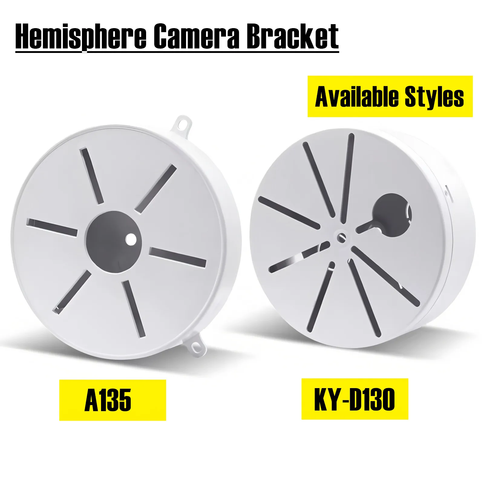 

Security Hemisphere Adapter Plate Universal Surveillance Dome Camera Ceiling Mounted Bracket Camera Support Cable Storage Box