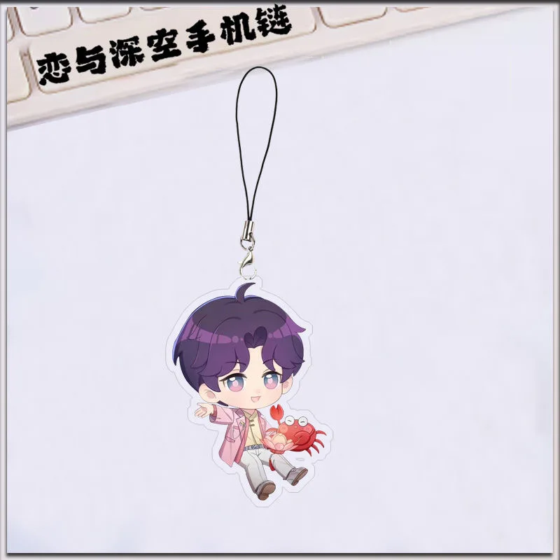 سلسلة هاتف جديدة للحب والفضاء العميق محيط لطيف Sylus Rafayel Xavier أكريليك على ظهره قلادة