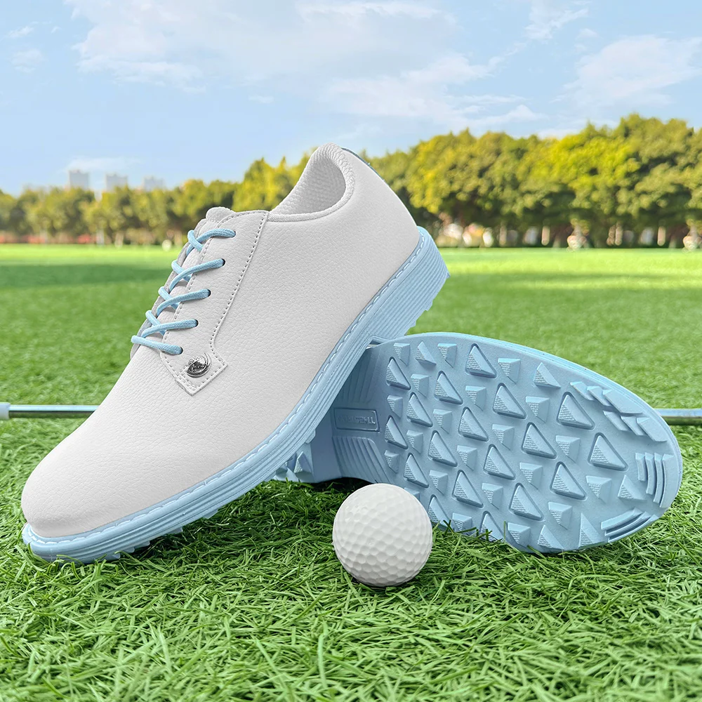 Golf Shoes Woman Nail Waterproof Sneaker Non-slip, Lightweight Knobs, Comfortable, Cushioned, Spikeless Shoes 36-43