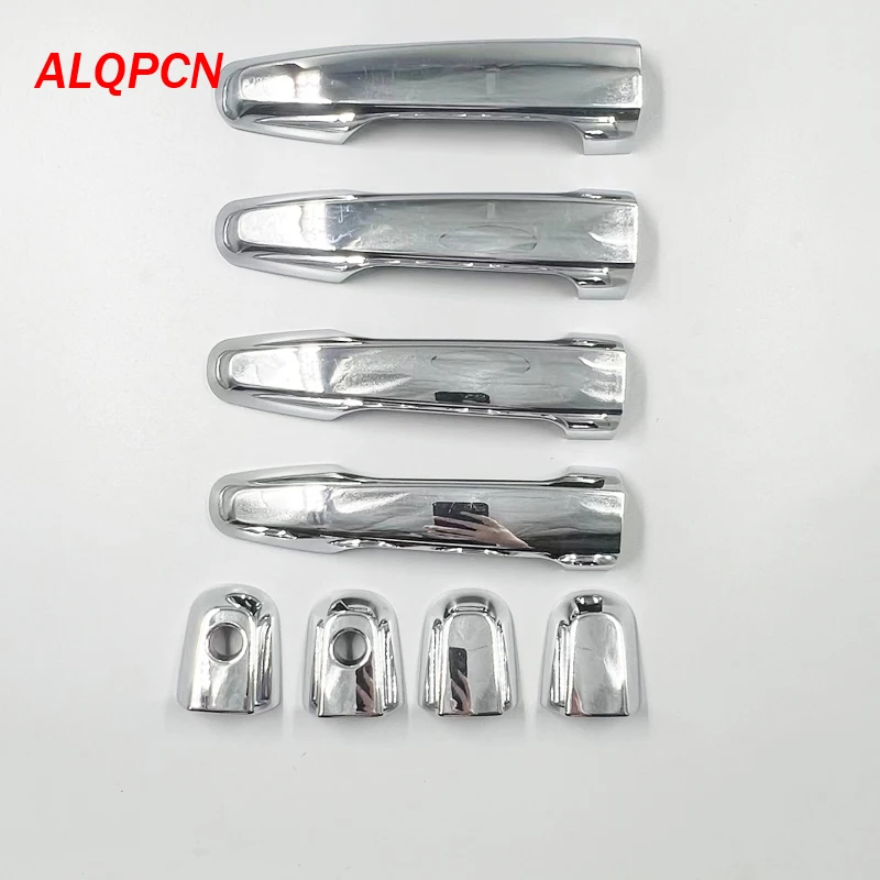 X-CAR 8 PCS Car Chrome Exterior Door Handle Cover Trim Car Accessories For MITSUBISHI TRITON L200 ML MN MQ 2005 2006-2017