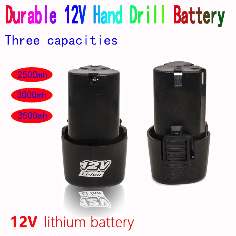 100% New 12V 3500mAh Universal Rechargeable Battery For Power Tools Electric Screwdriver Electric drill Li-ion Battery