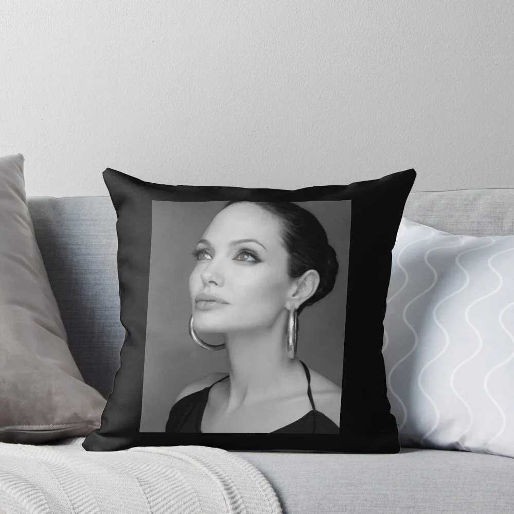 Angelina Jolie Throw Pillow Christmas Pillow Cases luxury home accessories autumn pillowcase pillow