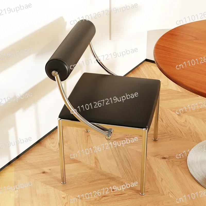 

Стулья из нержавеющей стали, современные стулья в средневековом стиле для спальни или кабинета, модные стулья для макияжа