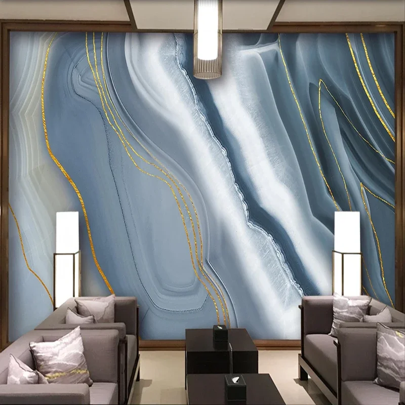 

Custom 3D Mural Wallpaper Waterproof Abstract Marble Pattern Modern Living Room TV Background Home Decor Wall Painting Pictures